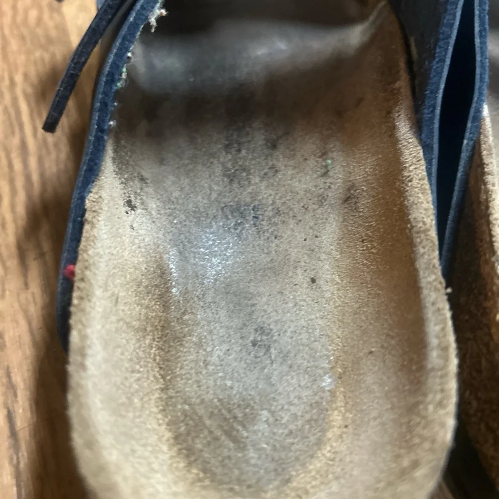 Birkenstock Navy Blue Double Strap Sandals